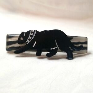 Black Panther Hair Clip Vintage